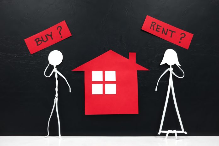 buying vs renting california home