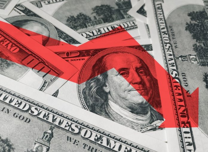 dollar value decreasing