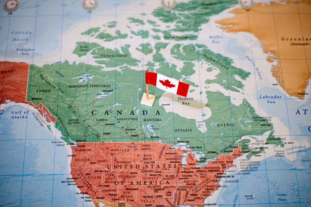 canada map