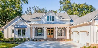 New construction luxury model home exterior